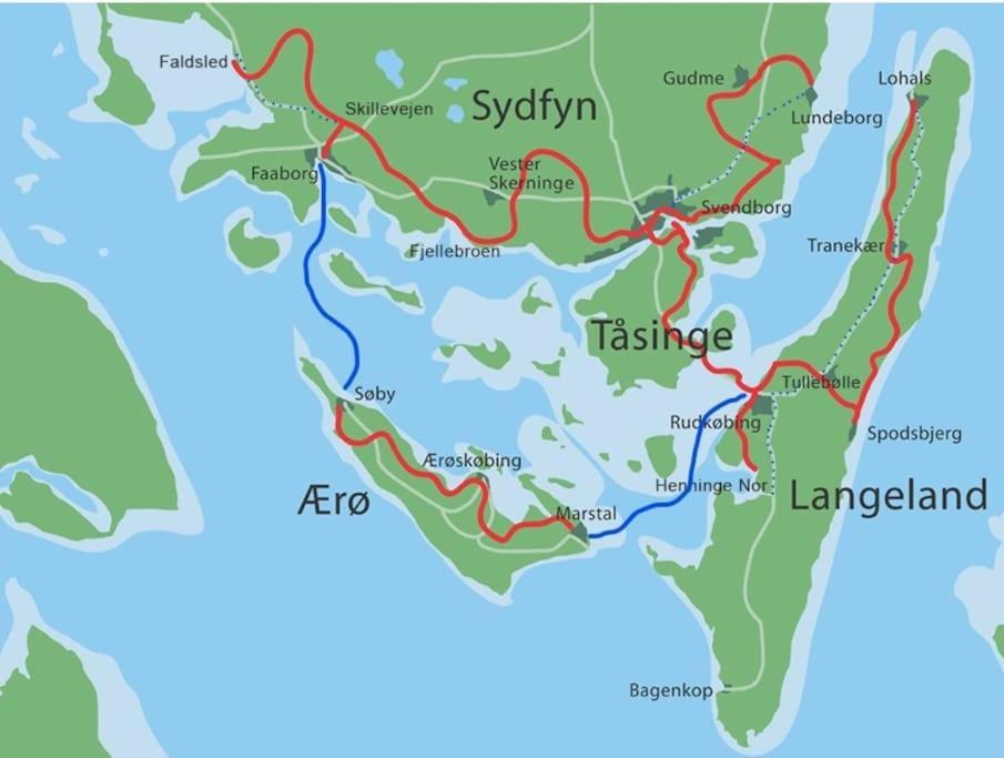 Eskaerhus Pa Tasinge, Taet Pa Svendborg - Afdeling Med Egen Indgang Lägenhet Troense Exteriör bild